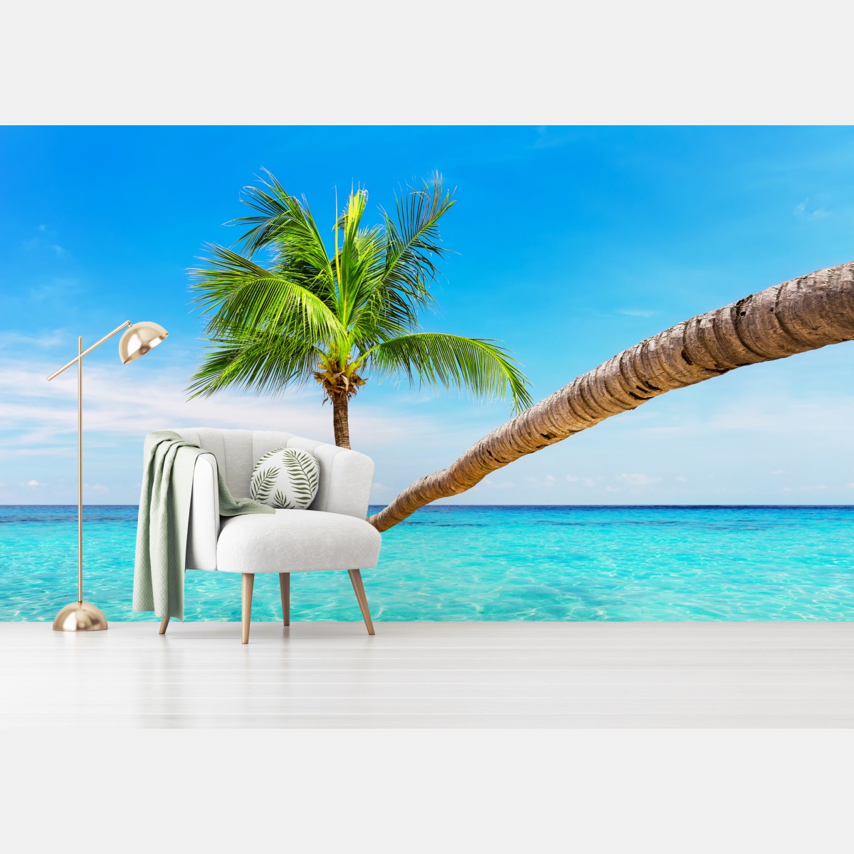 Fototapete tropische palme in Punta Cana – Wallnifity®