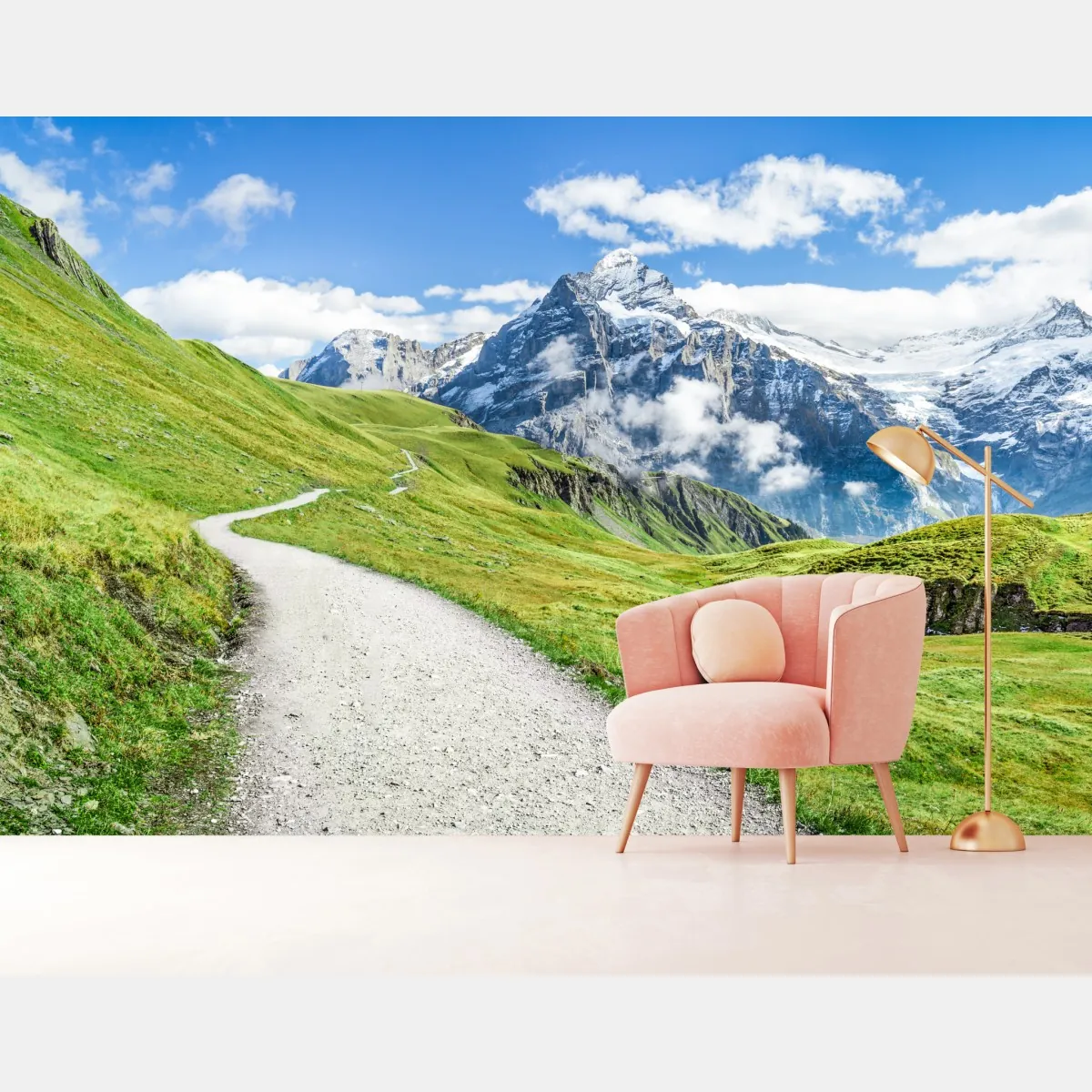 Fototapete alpenwanderweg panorama – Wallnifity®