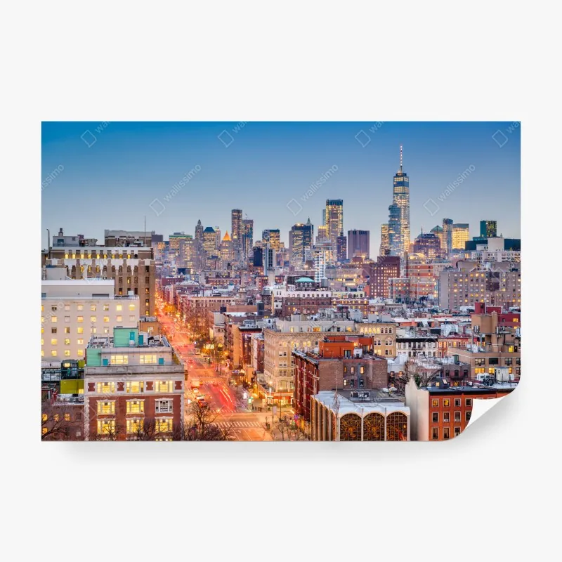 Fototapete goldene fließende linien abstraktes design – Wallnifity®