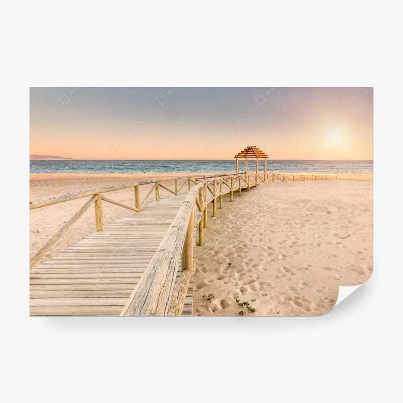 Fototapete goldene fließende linien abstraktes design – Wallnifity®