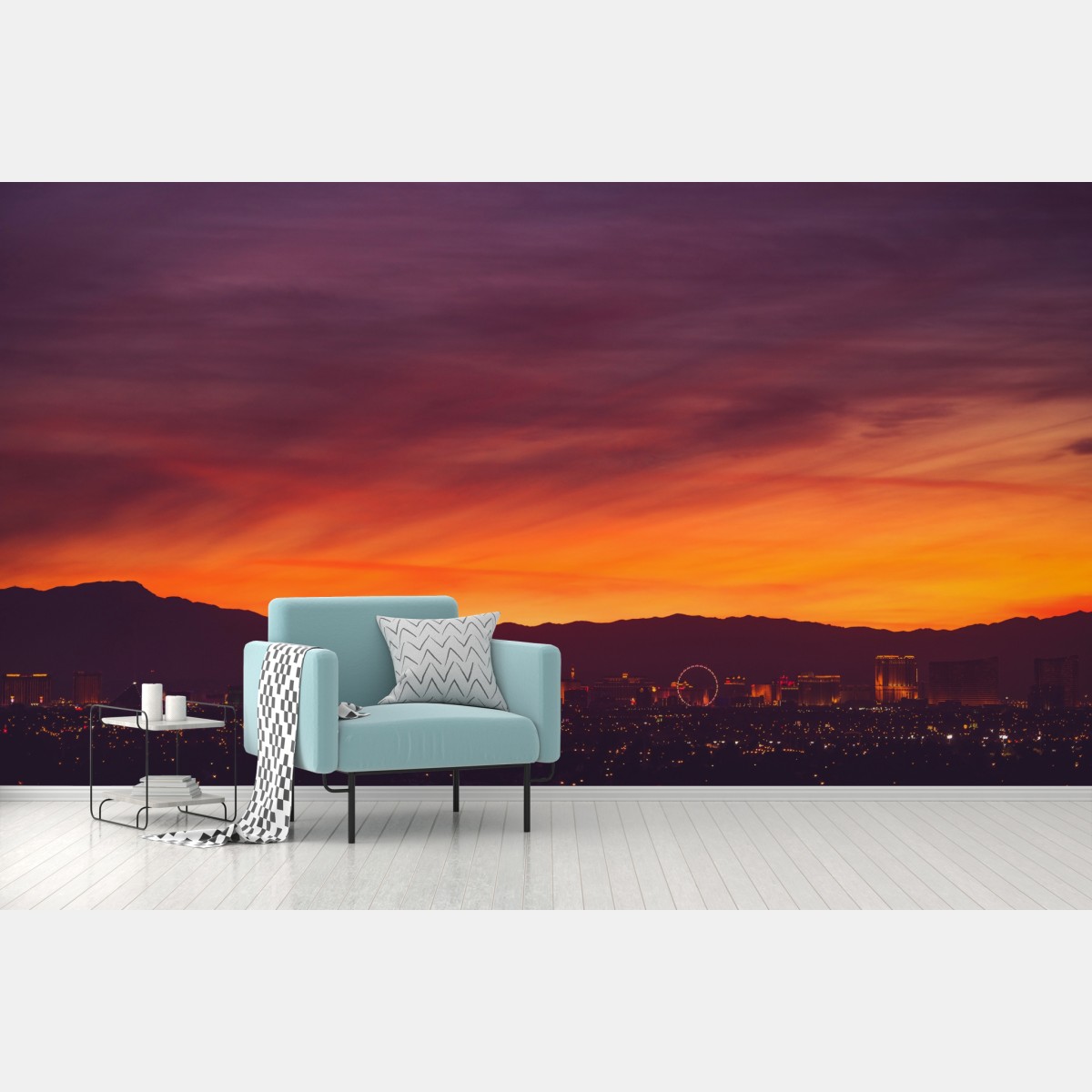 Fototapete Las Vegas sonnenuntergang skyline panorama – Wallnifity®