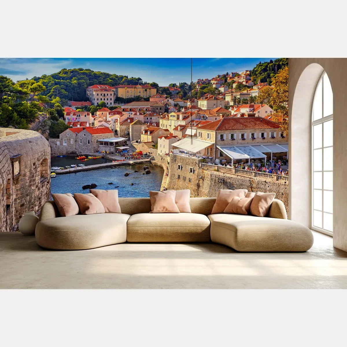 Fototapete Dubrovnik alte stadt am meer – Wallnifity®