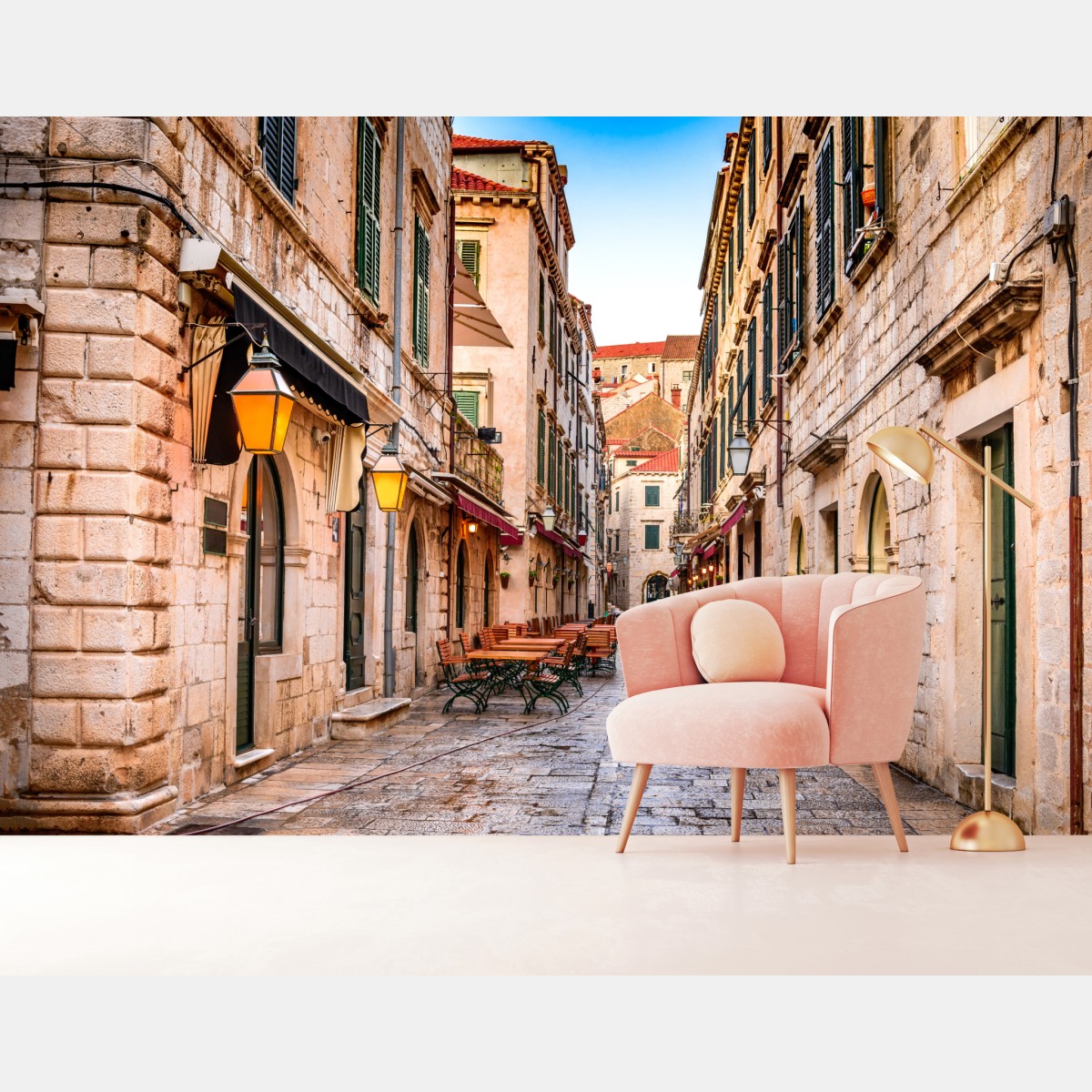 Fototapete Dubrovnik altstadtgasse – Wallnifity®
