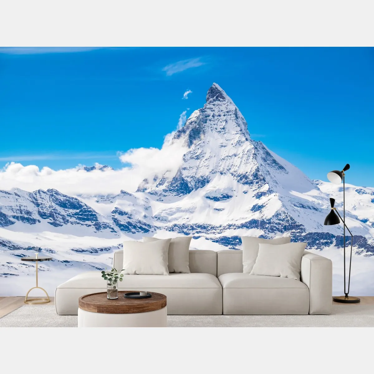 Fototapete Matterhorn majestät vom Gornergrat – Wallnifity®