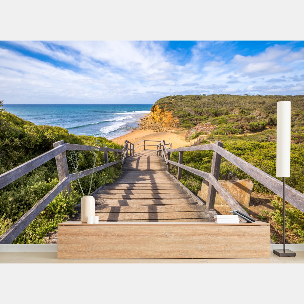 Fototapete weg zum Bells Beach küstenpanorama – Wallnifity®