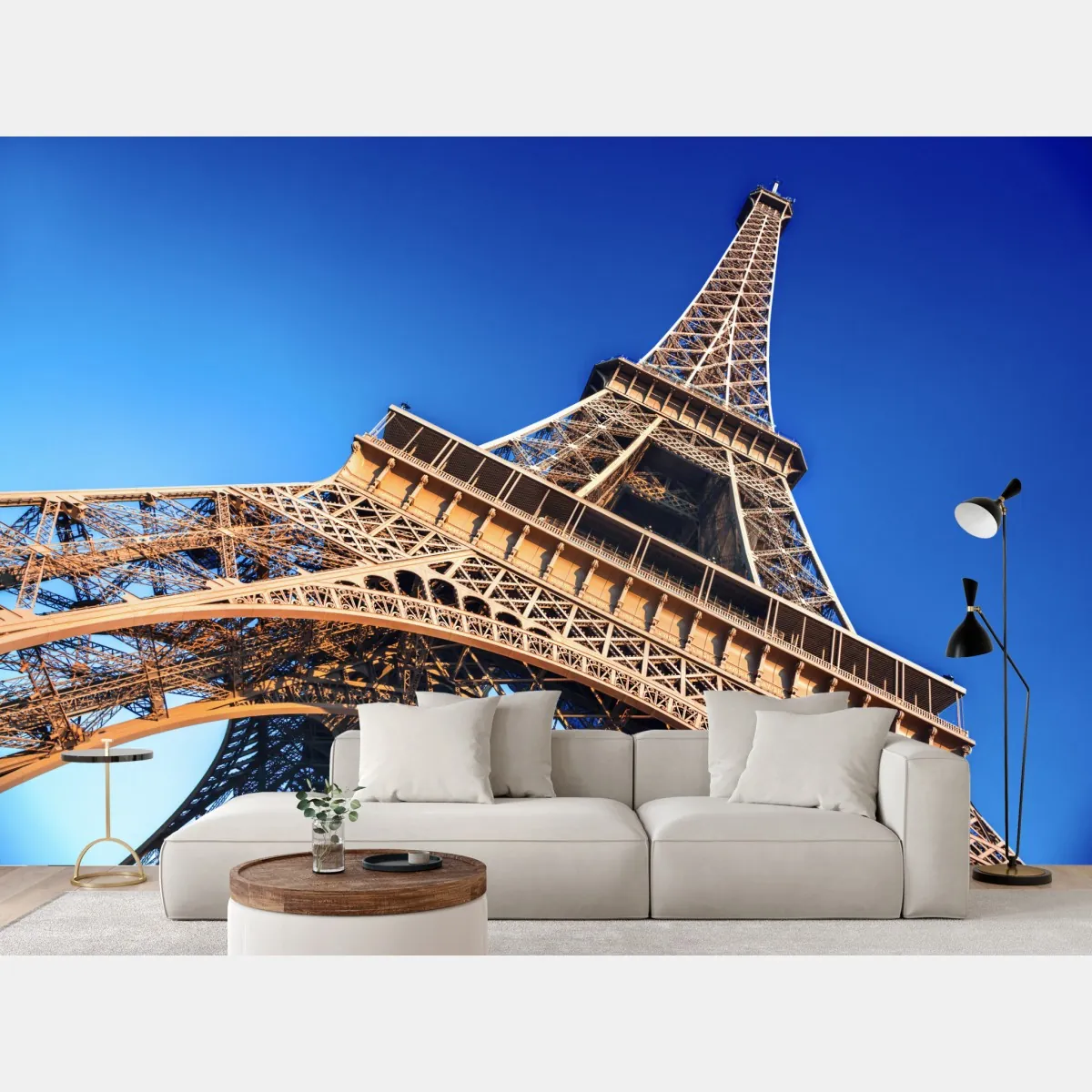 Fototapete Eiffelturm nahaufnahme in Paris – Wallnifity®
