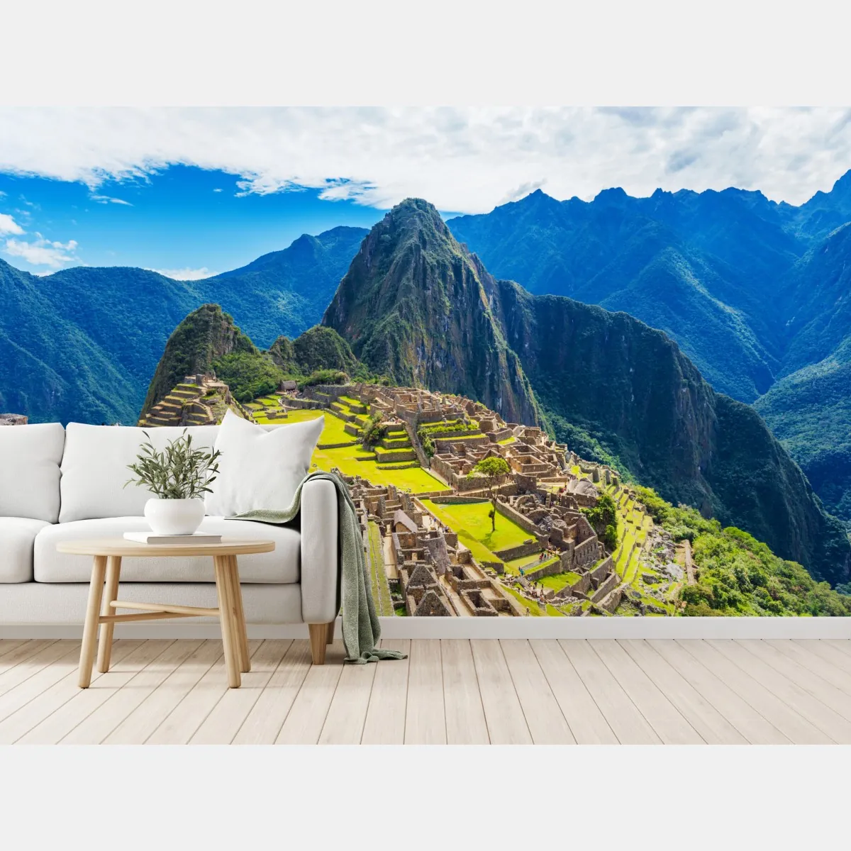 Fototapete Machu Picchu antike andine zitadelle – Wallnifity®