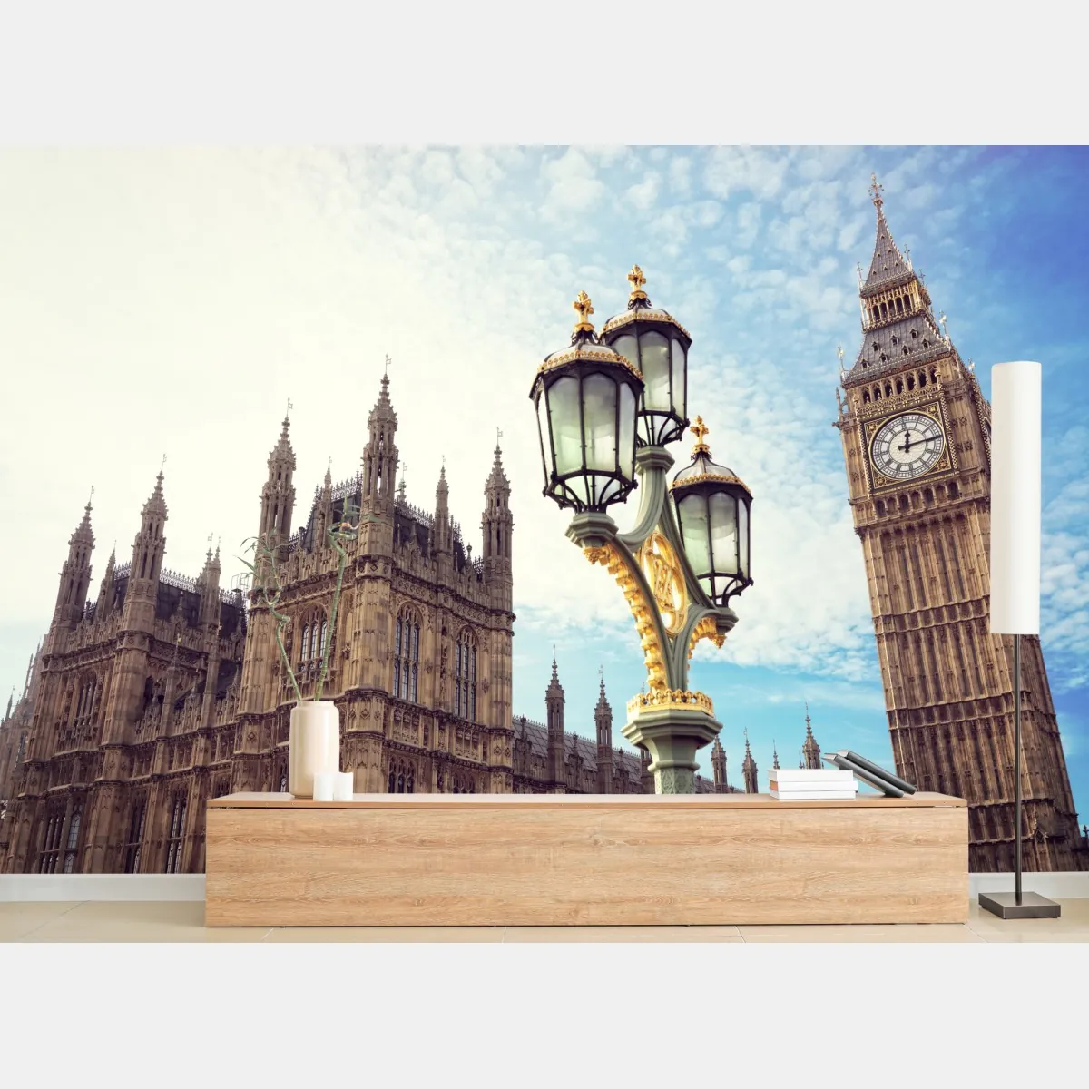 Fototapete Big Ben und Westminster-Palast in London – Wallnifity®