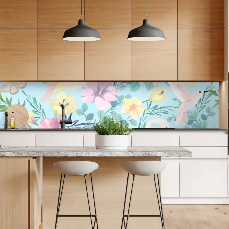Repositionierbarer Aufkleber lebhafte gelbe rapsblüte im nahen makro – Wallnifity®