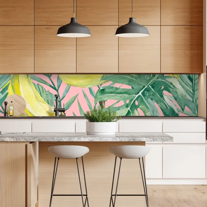 Repositionierbarer Aufkleber bunte gewürze und kräuter auf holz – Wallnifity®