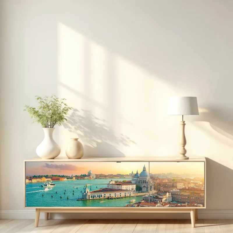 Repositionierbarer Aufkleber Sagrada Familia in Barcelona – Wallnifity®