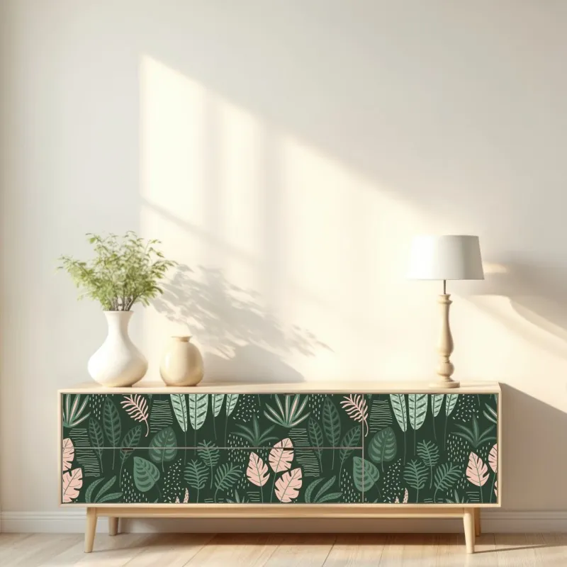 Repositionierbarer Aufkleber minimalistisches punktmuster – Wallnifity®