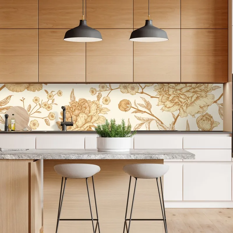 Repositionierbarer Aufkleber violette kosmische sphären abstrakte kunst – Wallnifity®