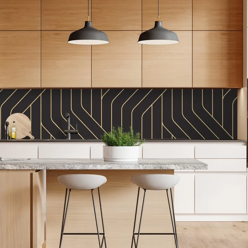 Repositionierbarer Aufkleber monochrome nahaufnahme einer dahlie – Wallnifity®