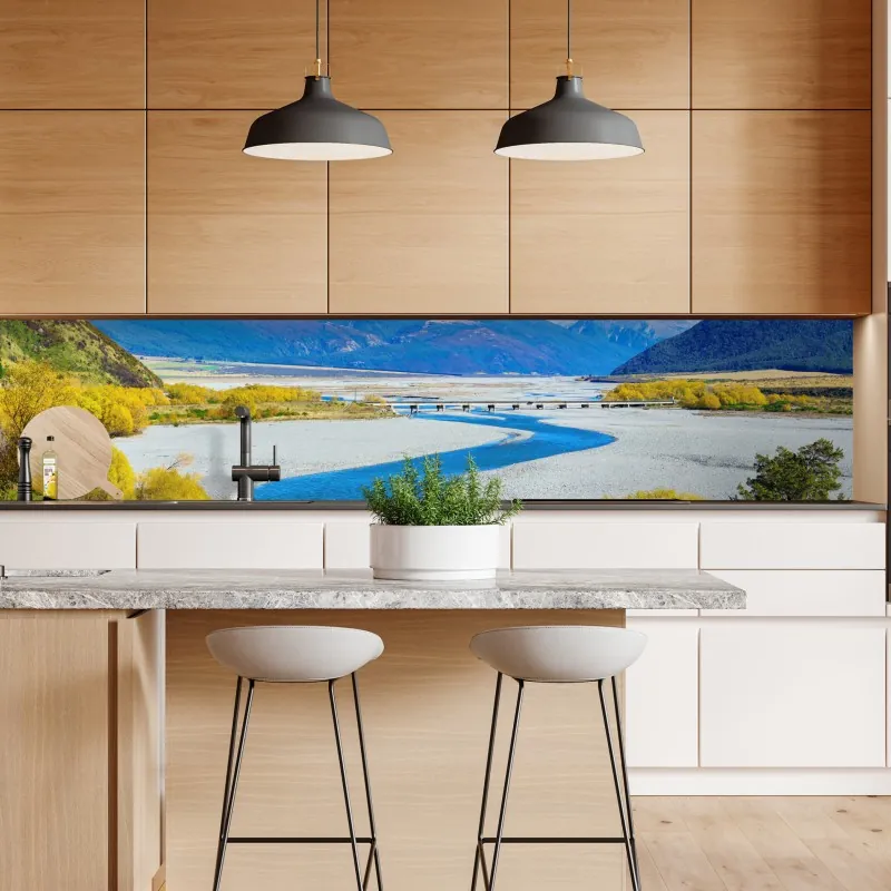 Repositionierbarer Aufkleber goldene Amman skyline mit antiken säulen – Wallnifity®