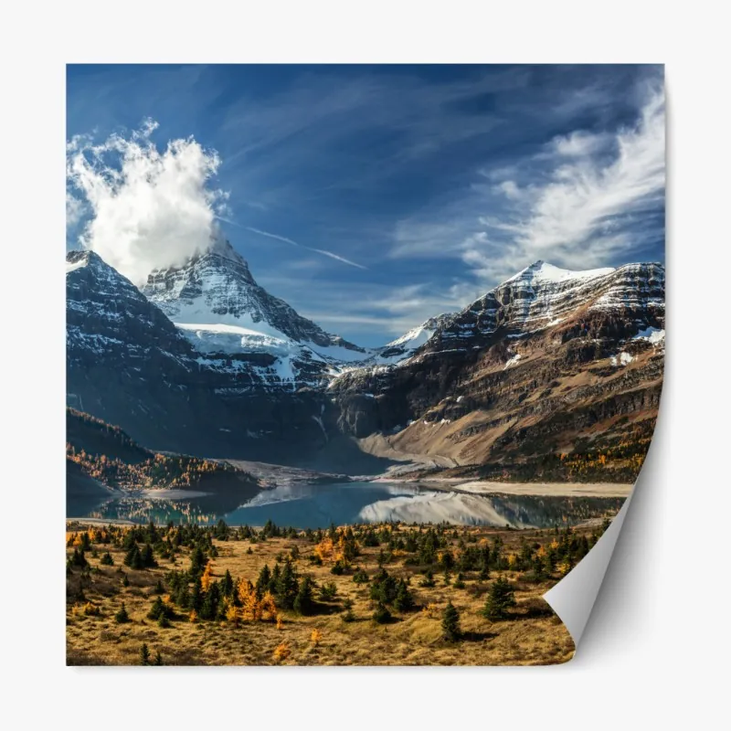 Repositionierbarer Aufkleber Manhattan skyline in schwarzweiß – Wallnifity®