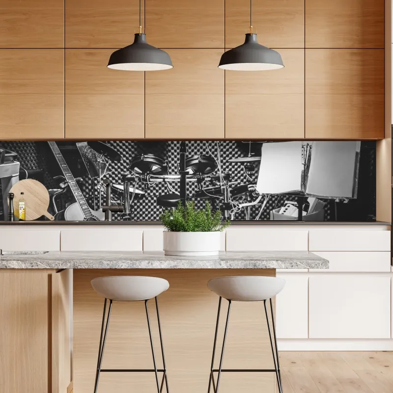 Repositionierbarer Aufkleber lila abstraktes blasenmuster – Wallnifity®