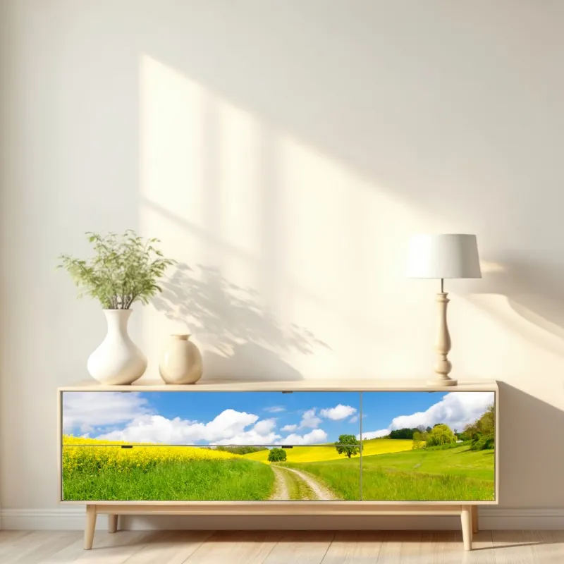 Repositionierbarer Aufkleber schwarz-rotes klavier-tastatur motiv – Wallnifity®