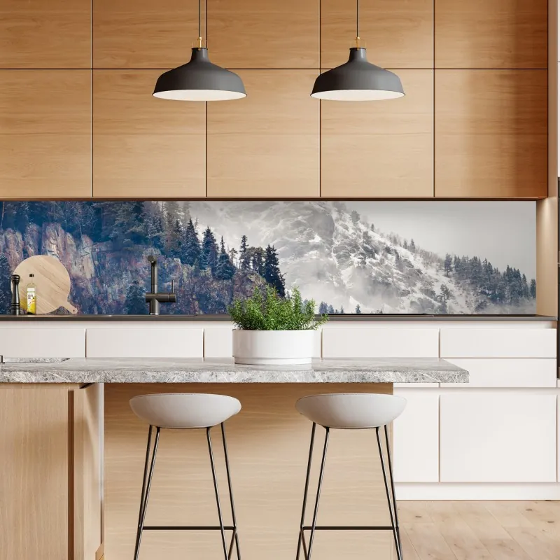 Repositionierbarer Aufkleber anmutige flamingos im flachen wasser – Wallnifity®