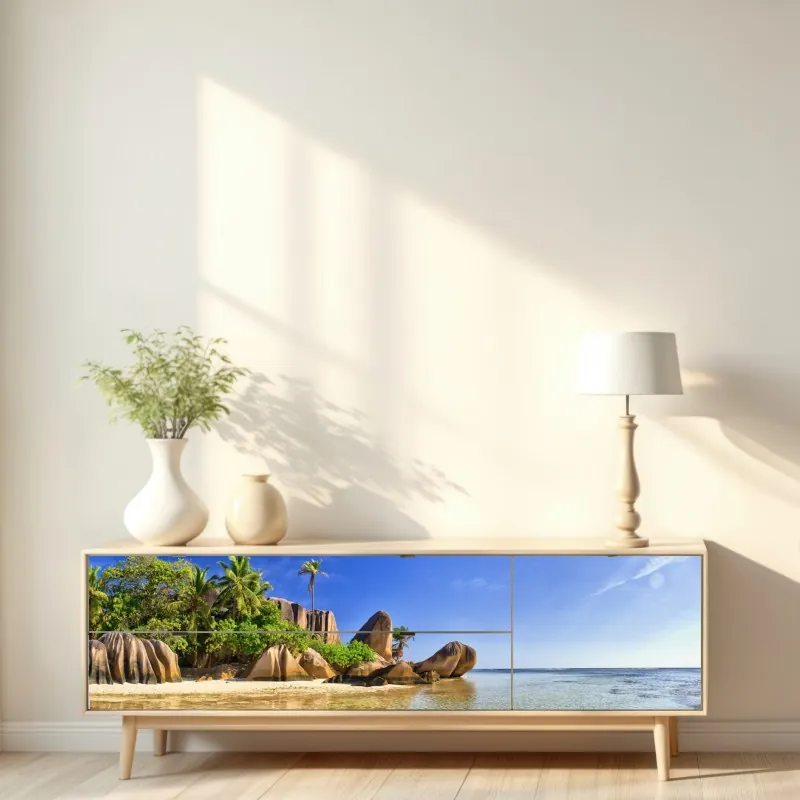 Repositionierbarer Aufkleber porto skyline bei dämmerung mit Dom Luís I – Wallnifity®
