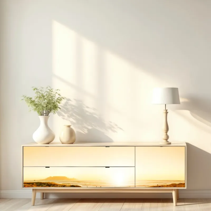 Repositionierbarer Aufkleber goldene calla auf schwarzem hintergrund – Wallnifity®