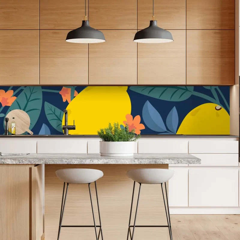 Repositionierbarer Aufkleber skandinavische geometrische komposition – Wallnifity®