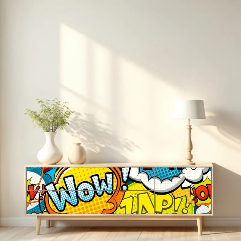 Repositionierbarer Aufkleber üppiger tropischer dschungel – Wallnifity®