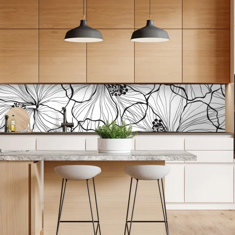 Repositionierbarer Aufkleber geometrische makroaufnahme türkiser sukkulente – Wallnifity®