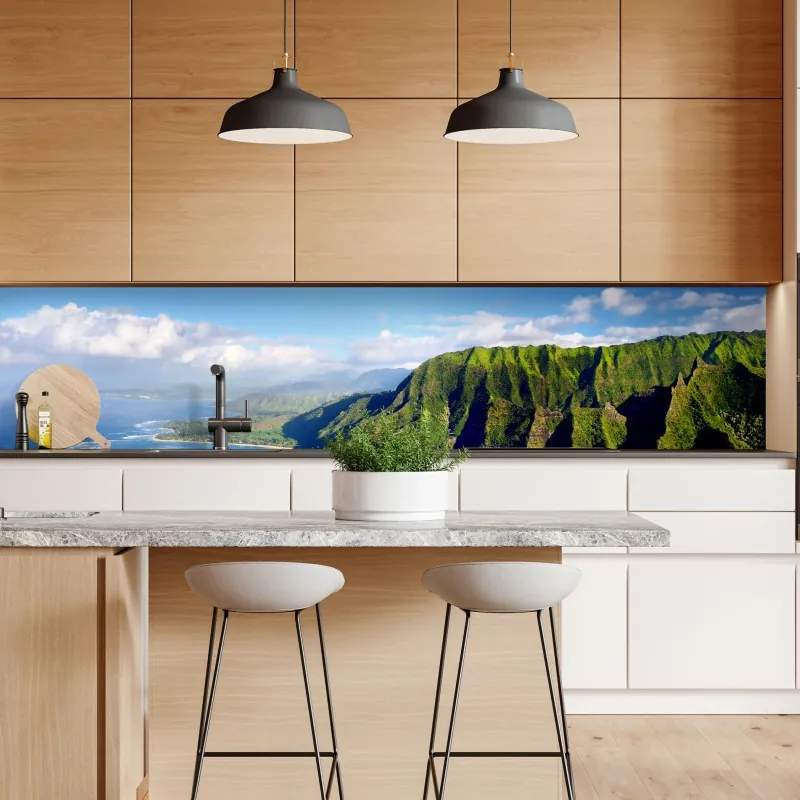 Repositionierbarer Aufkleber buntes bausteinmuster – Wallnifity®