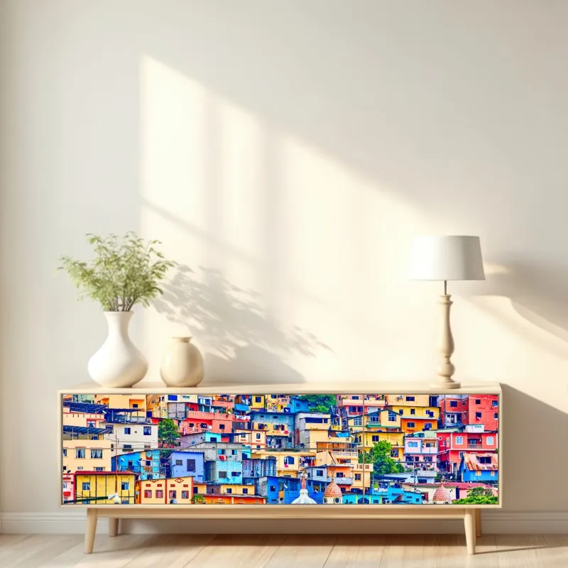 Repositionierbarer Aufkleber elegante geigensilhouette auf schwarzem hintergrund – Wallnifity®