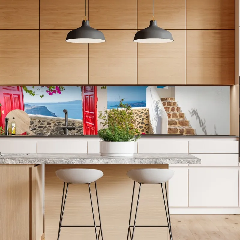 Repositionierbarer Aufkleber goldenes blattmuster nahtloses design – Wallnifity®