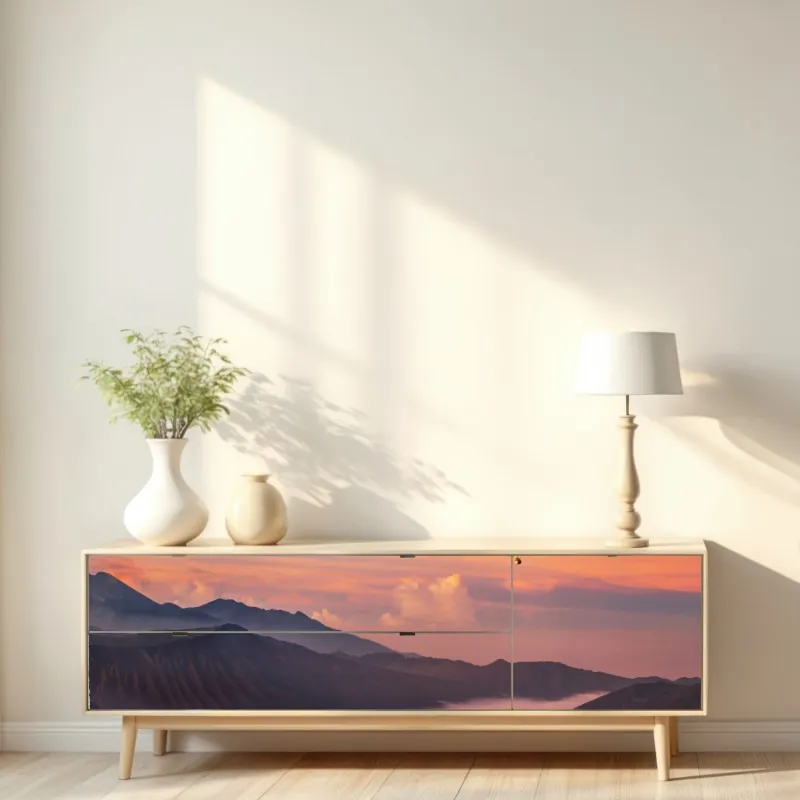 Repositionierbarer Aufkleber Grand Canyon bei dämmerung panorama – Wallnifity®