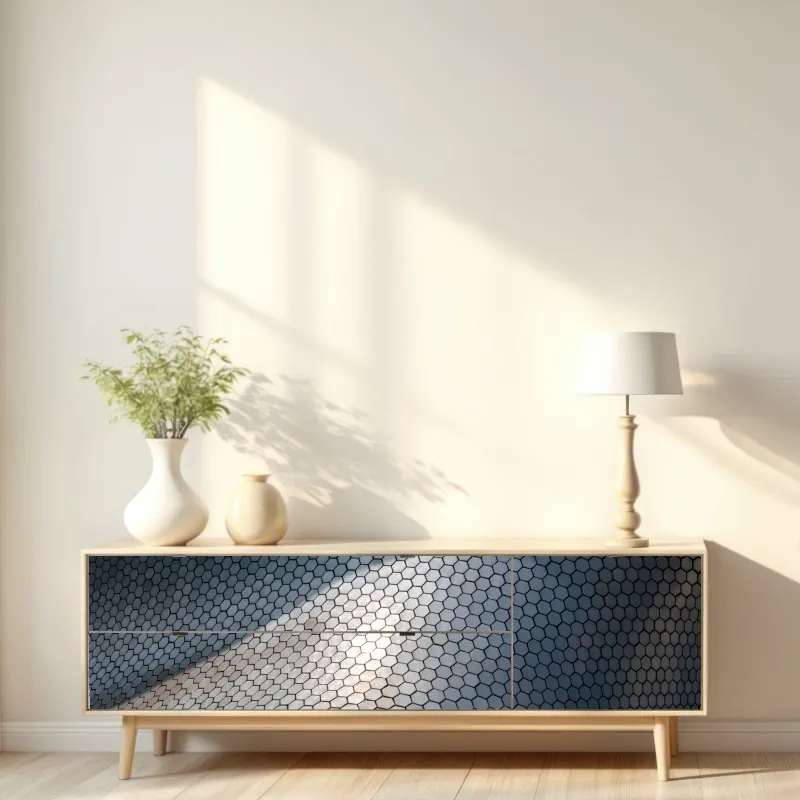Repositionierbarer Aufkleber vintage armaturenbrett nahaufnahme – Wallnifity®