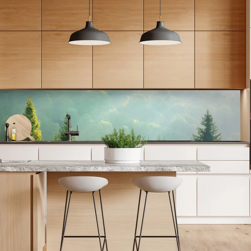 Repositionierbarer Aufkleber violette kosmische sphären abstrakte kunst – Wallnifity®