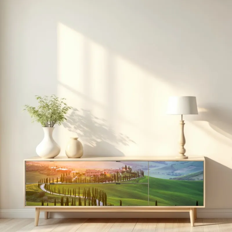 Repositionierbarer Aufkleber Halong-Bucht panorama der kalksteininseln – Wallnifity®
