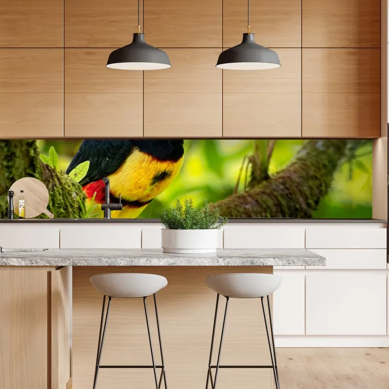 Repositionierbarer Aufkleber goldenes blattmuster nahtloses design – Wallnifity®