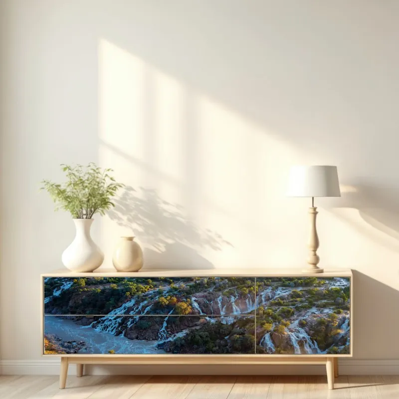 Repositionierbarer Aufkleber violette kosmische sphären abstrakte kunst – Wallnifity®