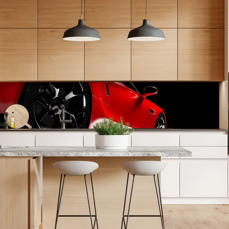 Repositionierbarer Aufkleber buntes bausteinmuster – Wallnifity®