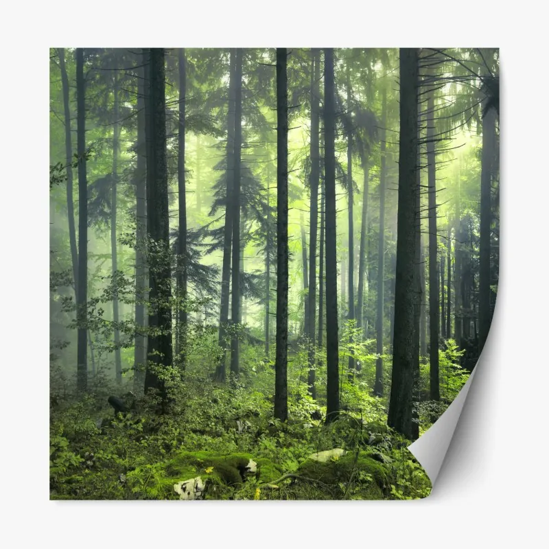 Repositionierbarer Aufkleber buntes bausteinmuster – Wallnifity®
