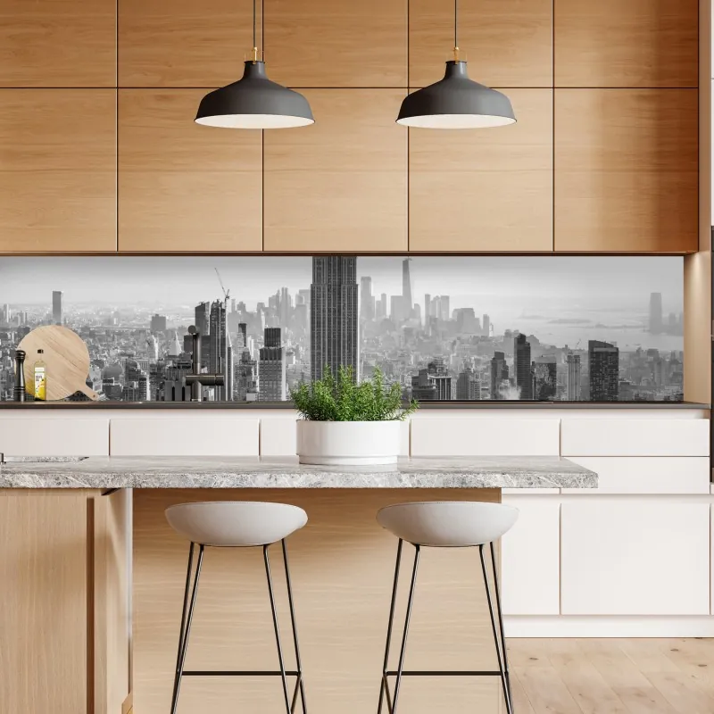 Repositionierbarer Aufkleber elegantes grünes blatt auf schwarzem hintergrund – Wallnifity®