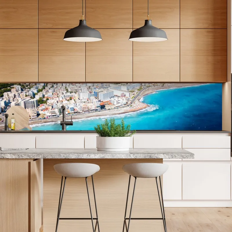 Repositionierbarer Aufkleber Halong-Bucht panorama der kalksteininseln – Wallnifity®
