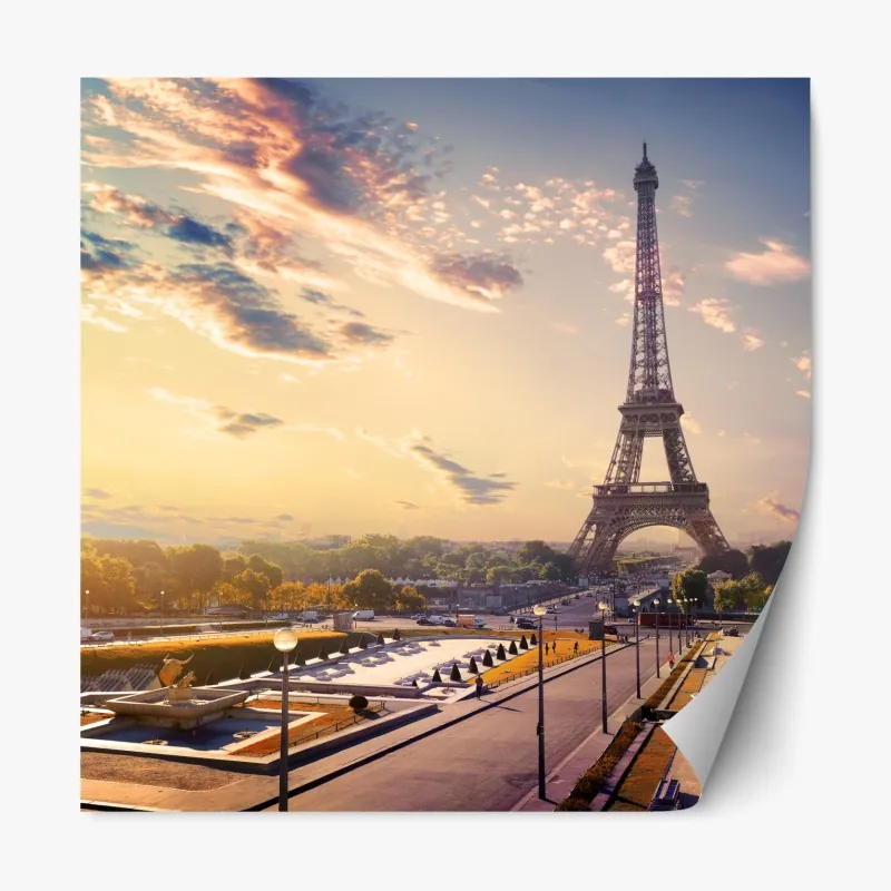 Repositionierbarer Aufkleber London skyline mit spiegelung auf dem fluss – Wallnifity®