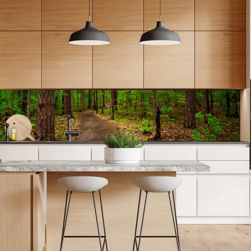 Repositionierbarer Aufkleber goldenes blatt auf schwarzem hintergrund – Wallnifity®