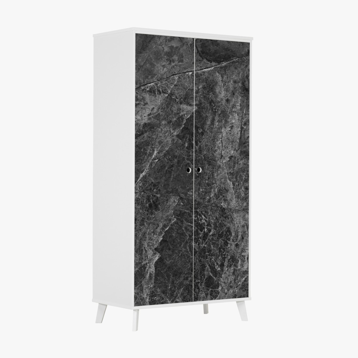 Schrankaufkleber dunkle marmortextur – Wallnifity®