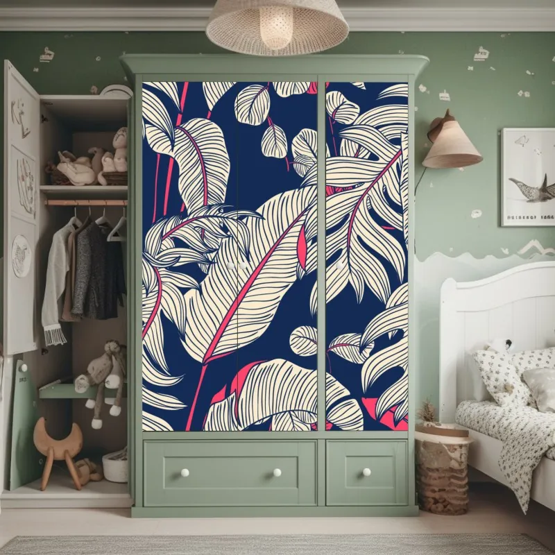 Schrankaufkleber weiche beige marmorstruktur – Wallnifity®