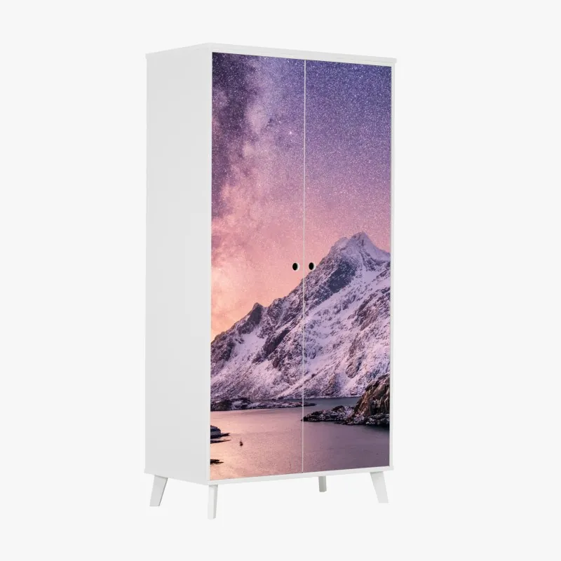 Schrankaufkleber Golden Gate Bridge reflektiert am strand – Wallnifity®