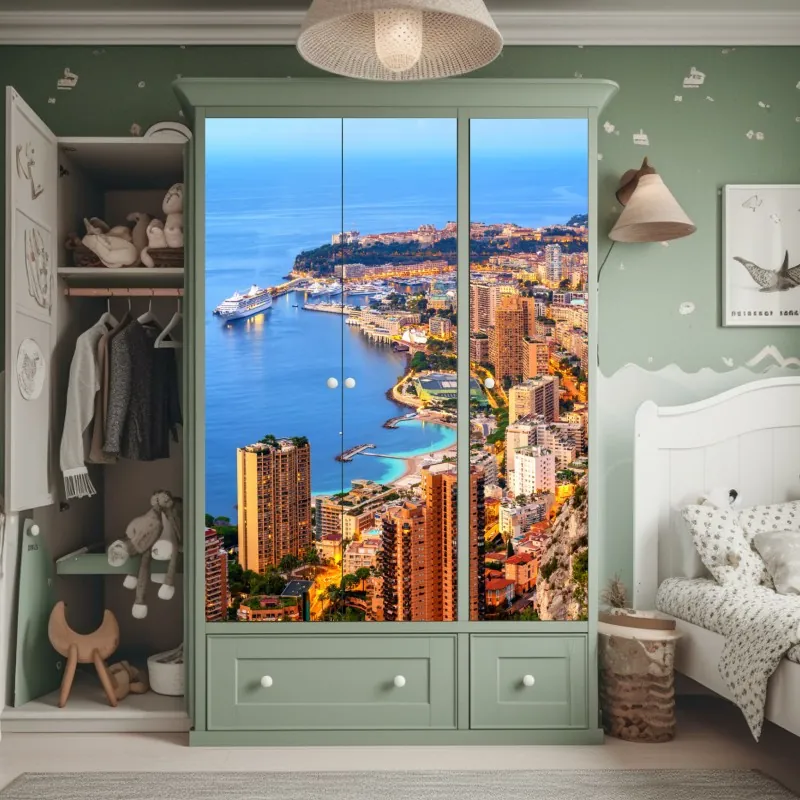 Schrankaufkleber sonnige Amalfiküste – Wallnifity®