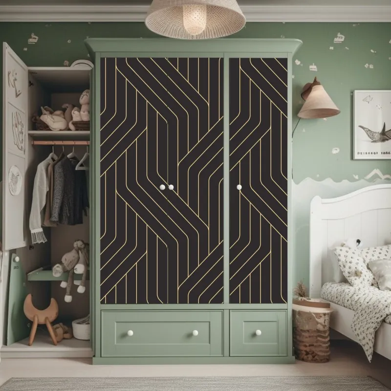 Schrankaufkleber sonnenaufgang über Lake Louise, Banff – Wallnifity®