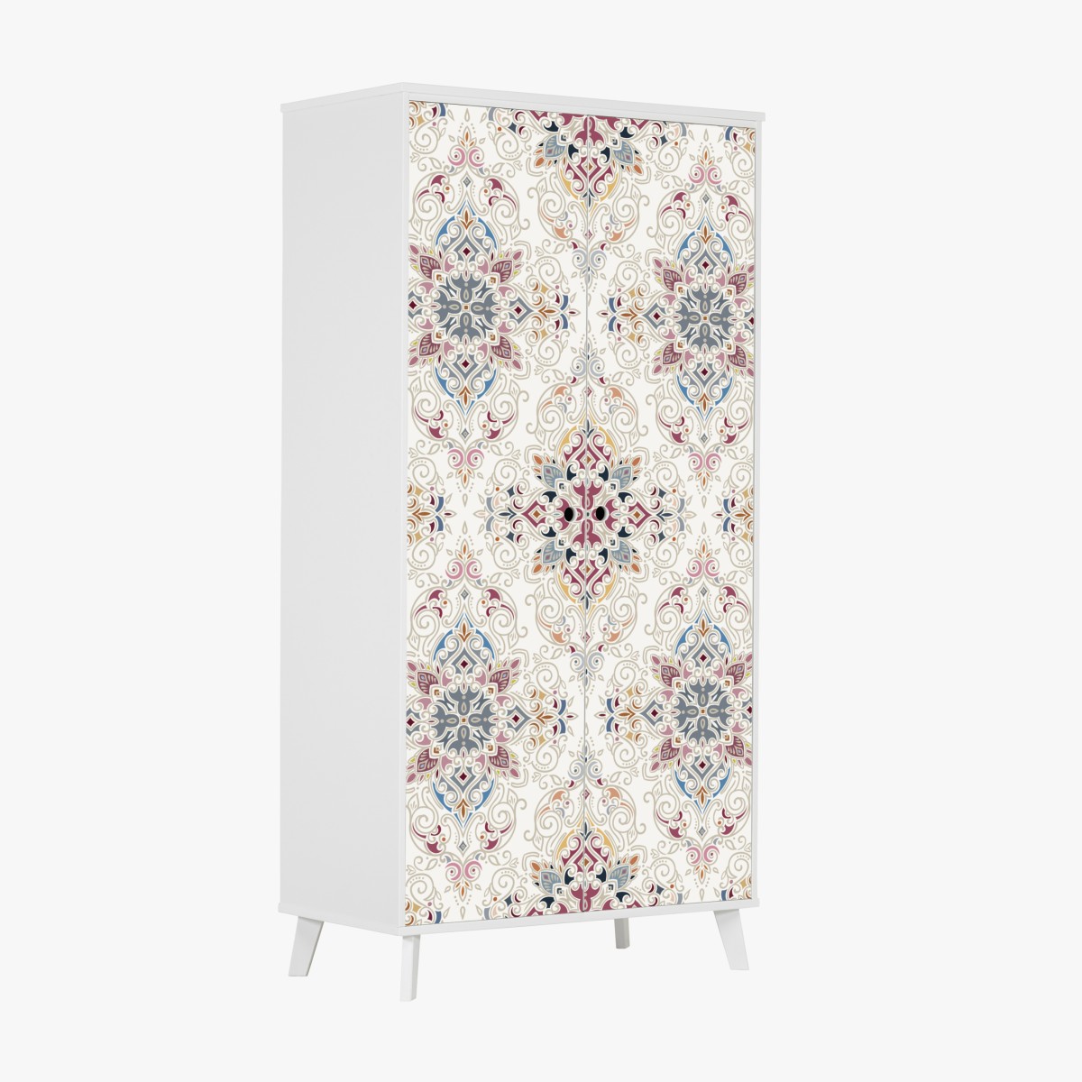 Schrankaufkleber ornamentales vintage-damastmuster – Wallnifity®