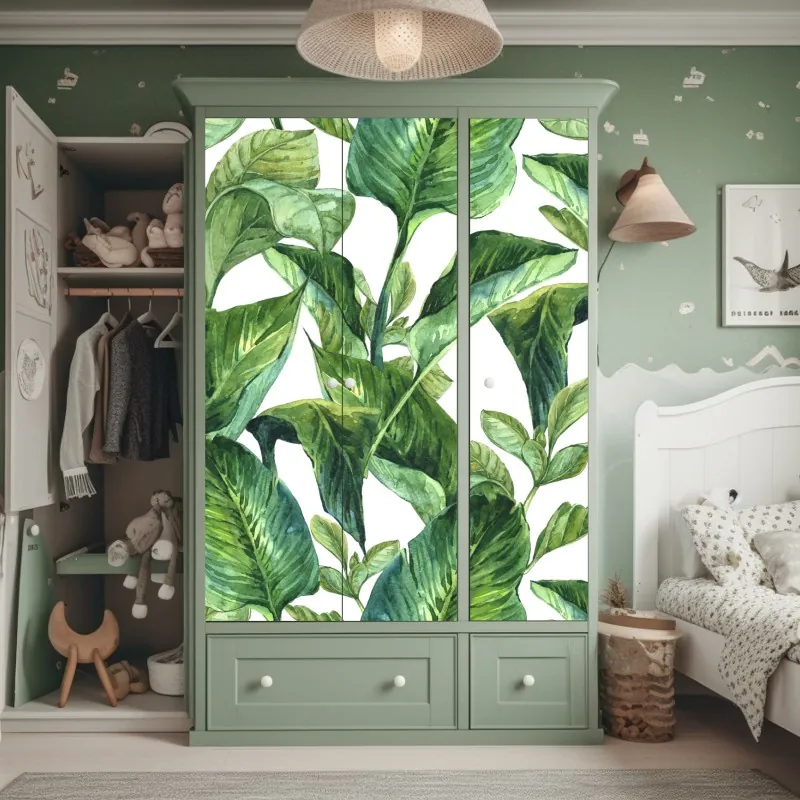 Schrankaufkleber pastelliges organisches abstraktes muster – Wallnifity®